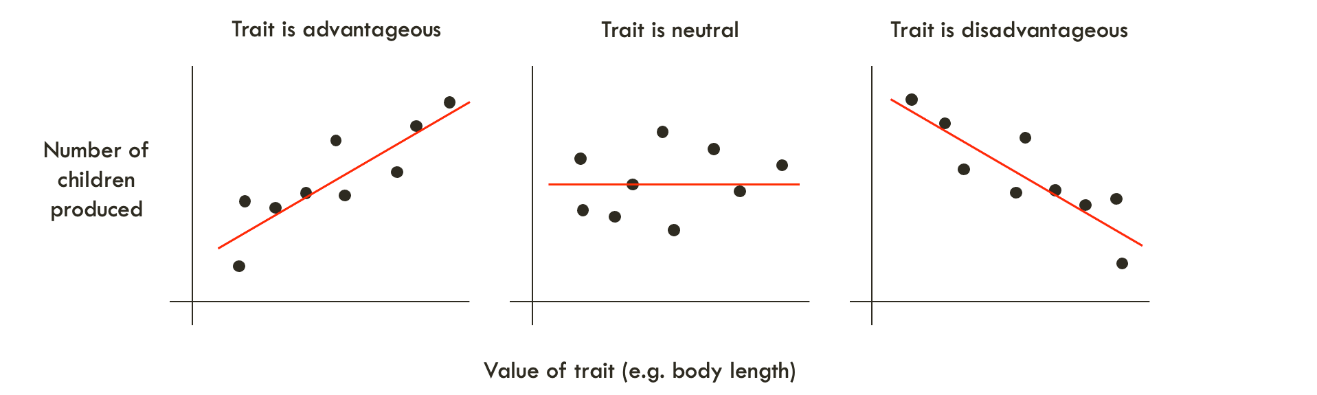 Trait covariances