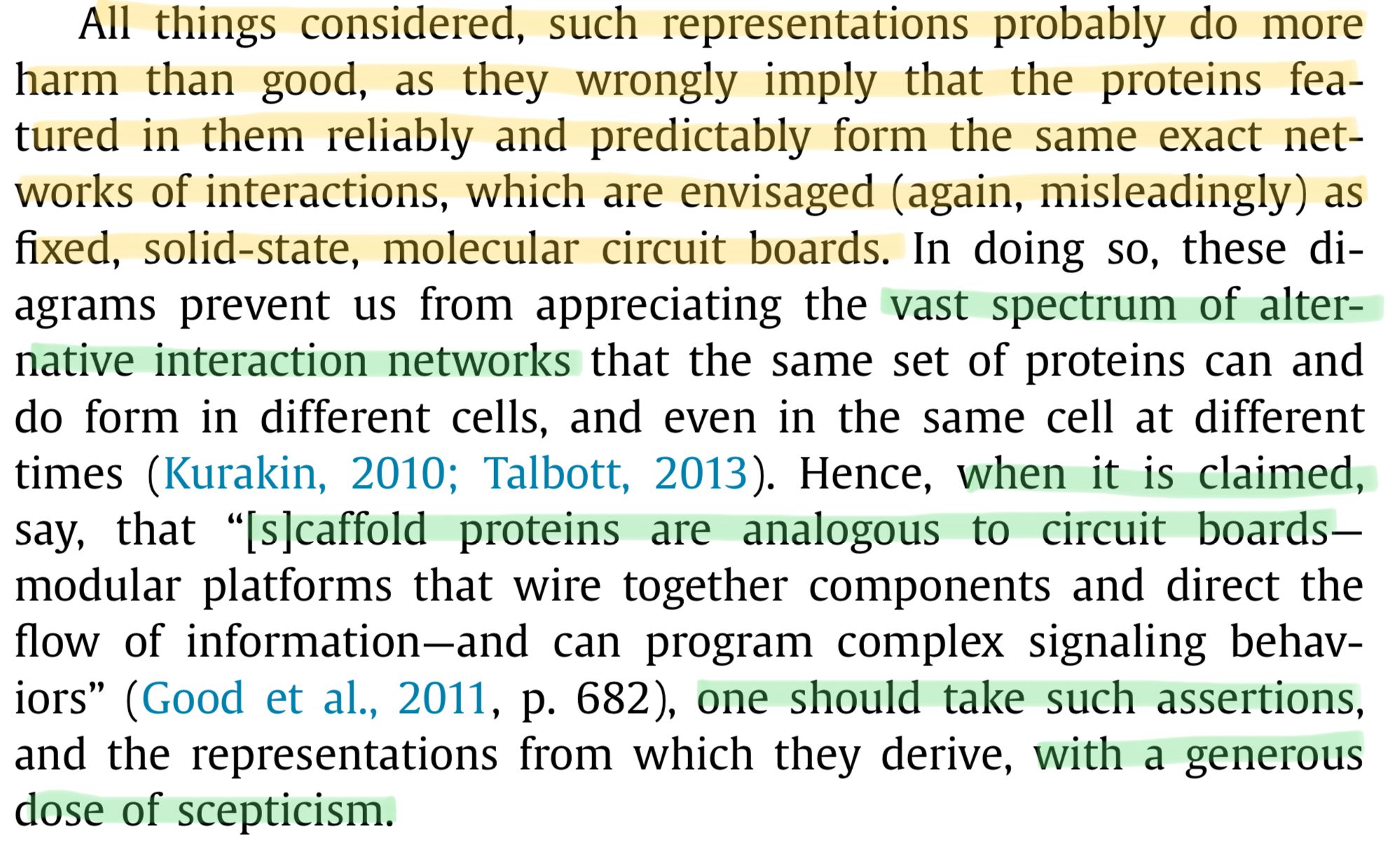 How NOT To Think About Cells